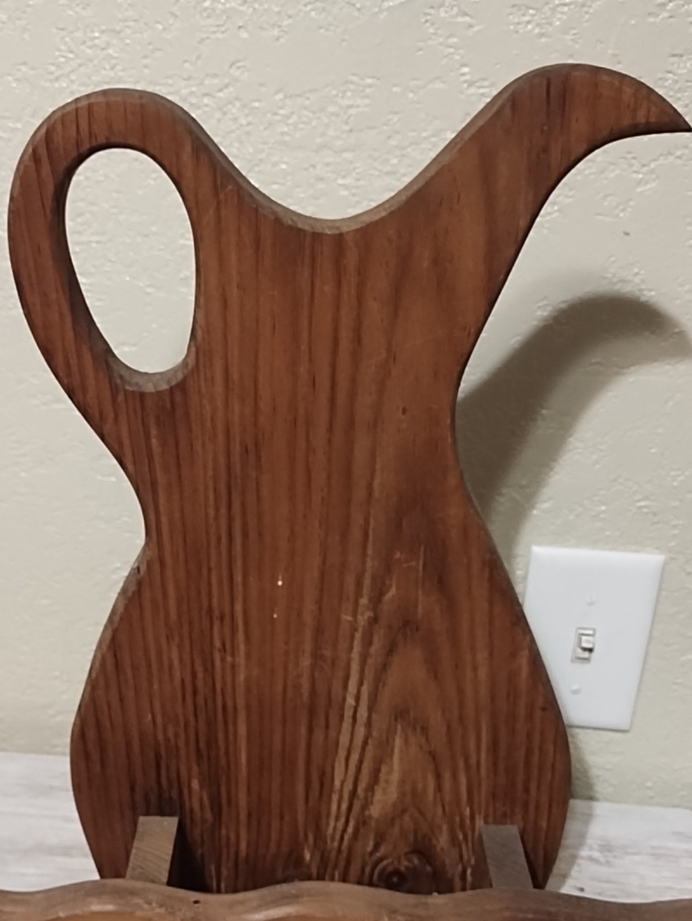 Wooden Decorative Pitcher Stand - Brown - Picture 2 of 12